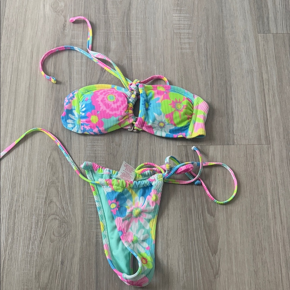 Colorful Floral Bikini Set target